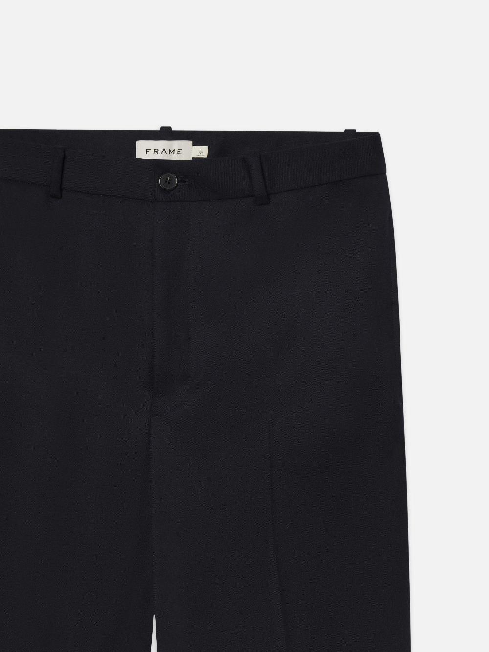 Frame Straight Leg Trouser In Dark Navy