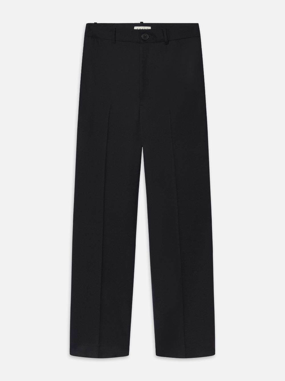 frame Straight Leg Trouser in Dark Navy