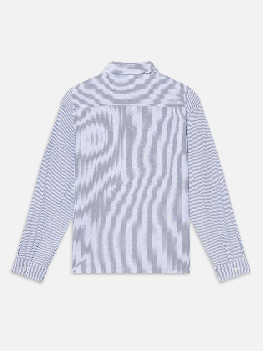 Frame Stripe Shirt In Blue Stripe