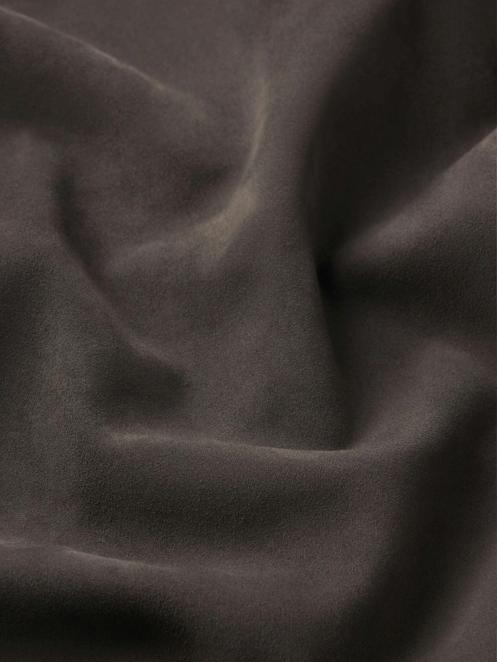 Frame Suede Bomber Jacket In Old Black