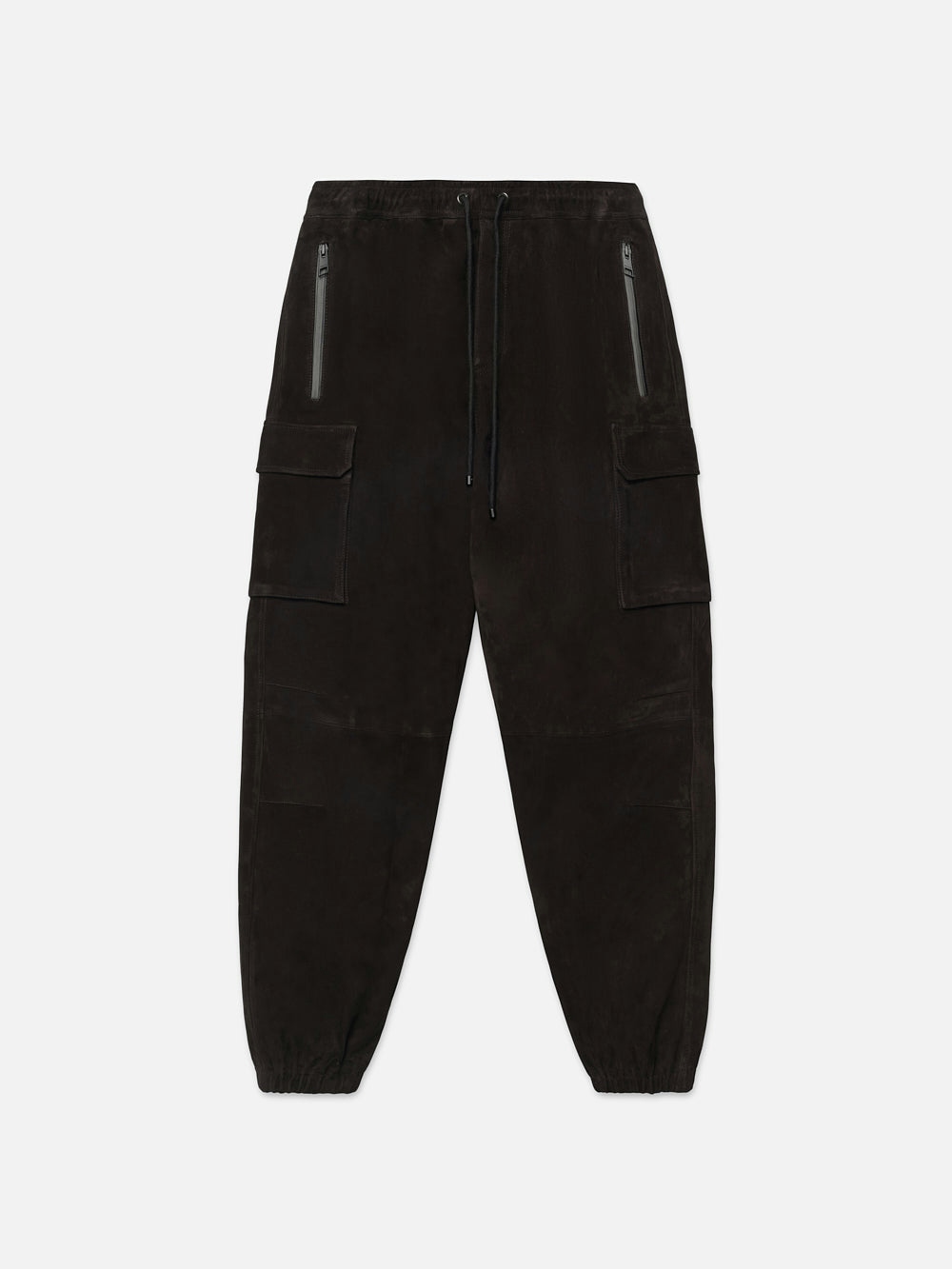 frame Suede Cargo Jogger in Black