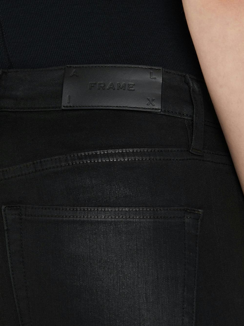 Frame The Alix In Black Coated