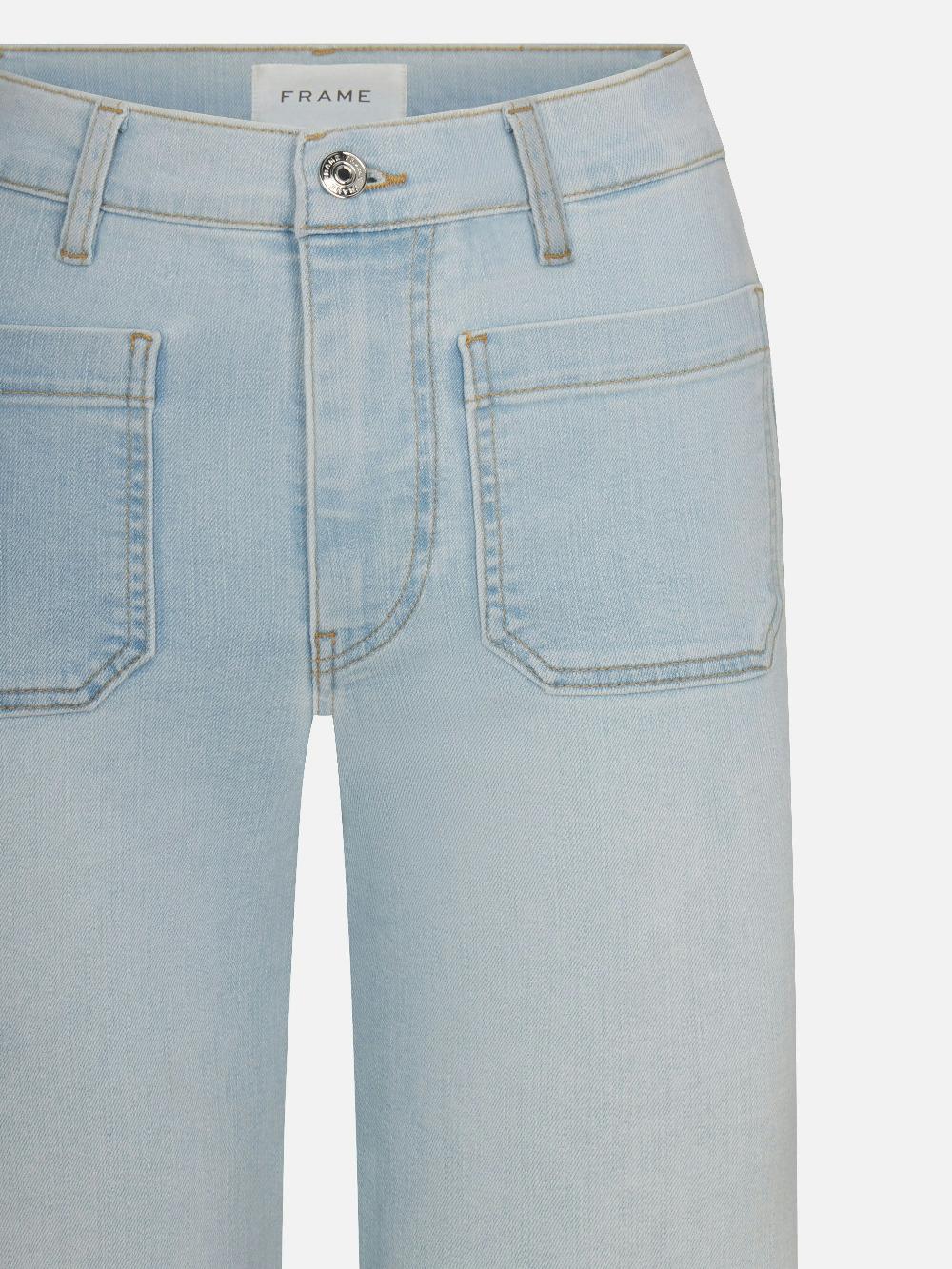 Frame The Anchor Pant In Float Raw Fray