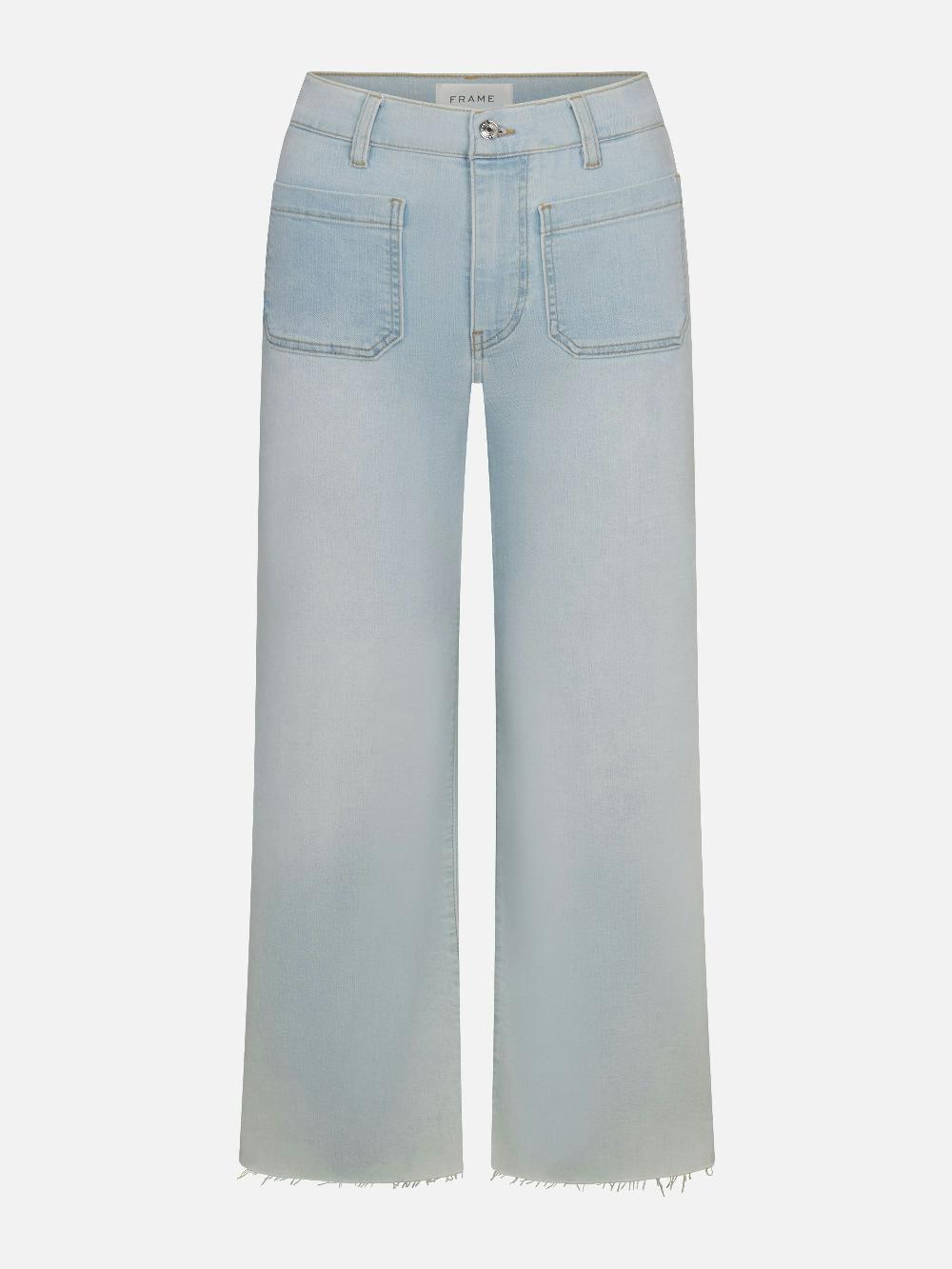 frame The Anchor Pant in Float Raw Fray
