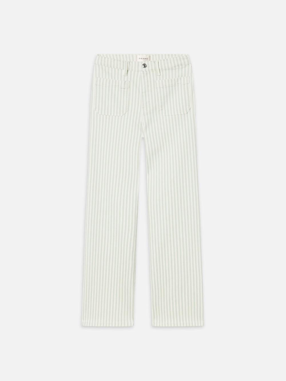 frame The Anchor Pant in Seamist Stripe