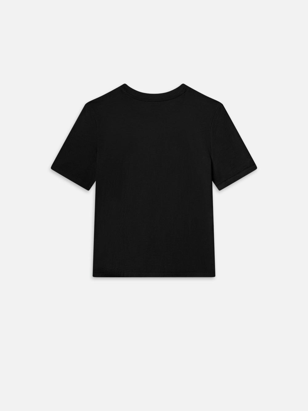 Frame The Baby Tee In Black