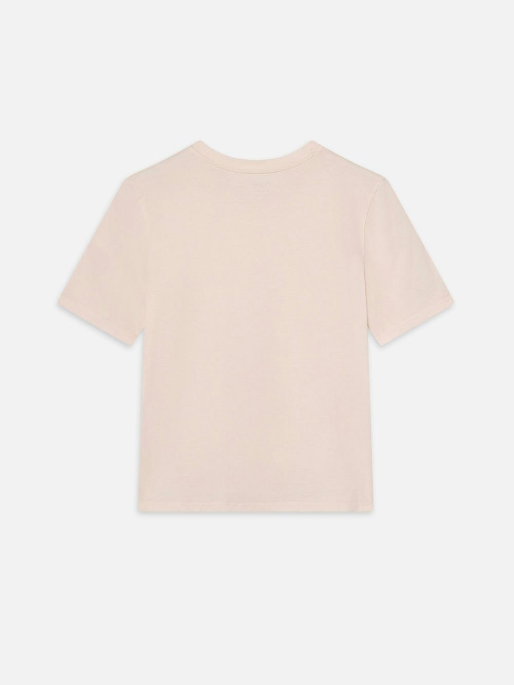 Frame The Baby Tee In Light Pink