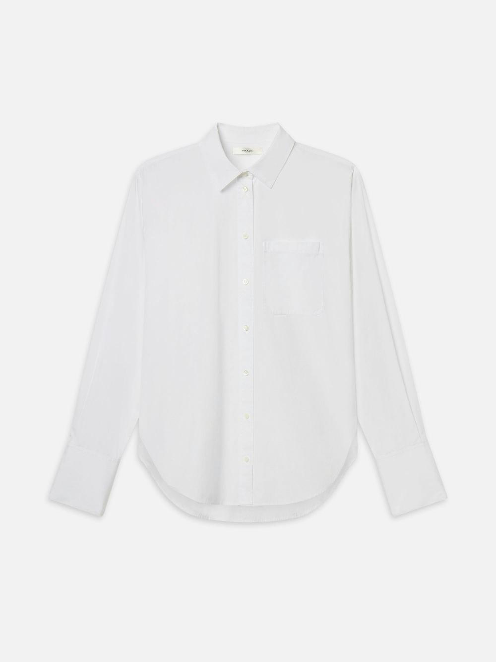 frame The Boy Shirt in White