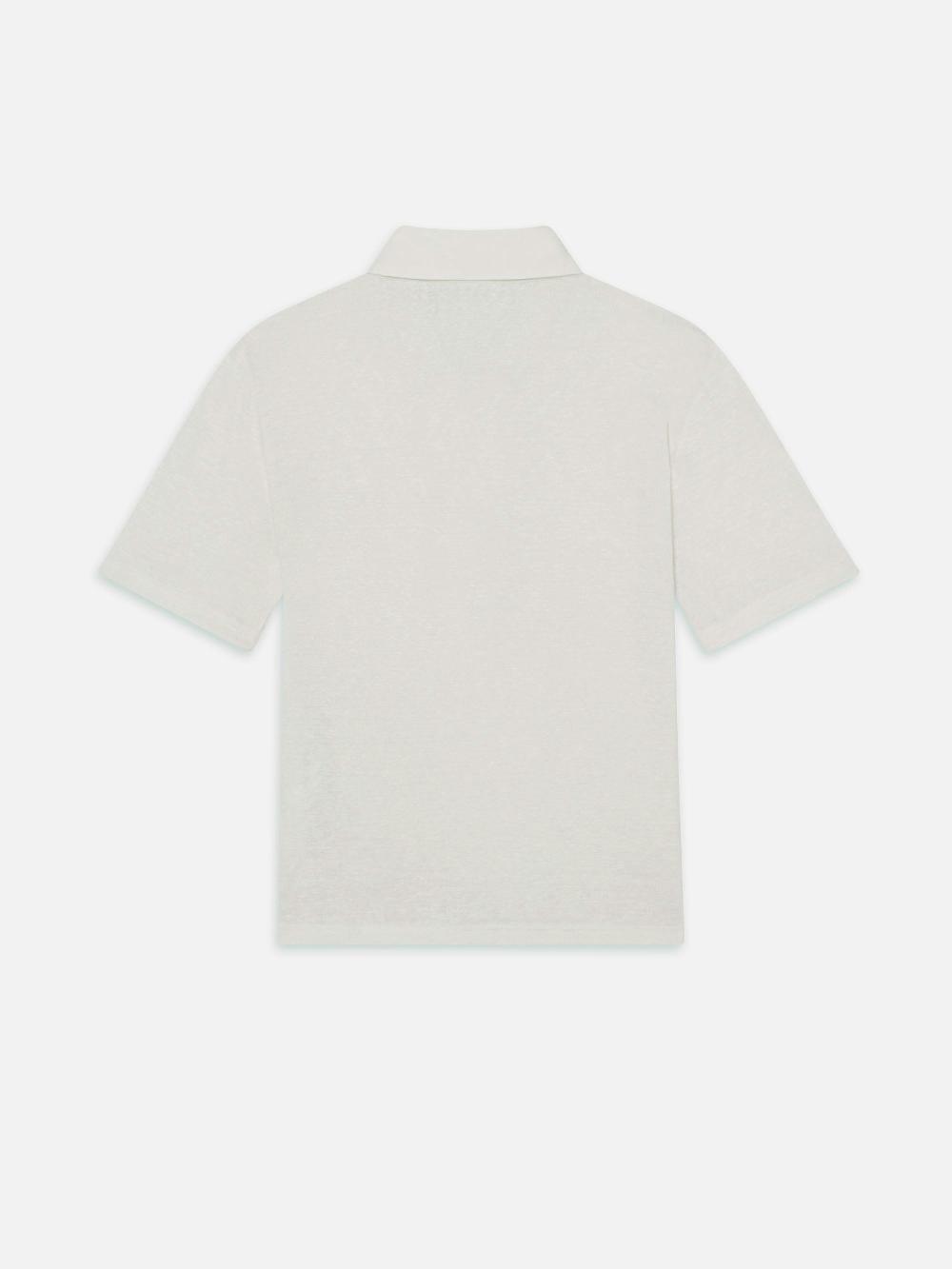 Frame The Caddy Polo In Cream