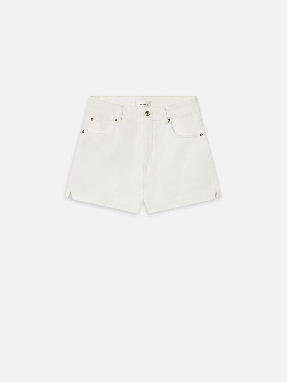 frame The Charm Short in Au Natural Clean