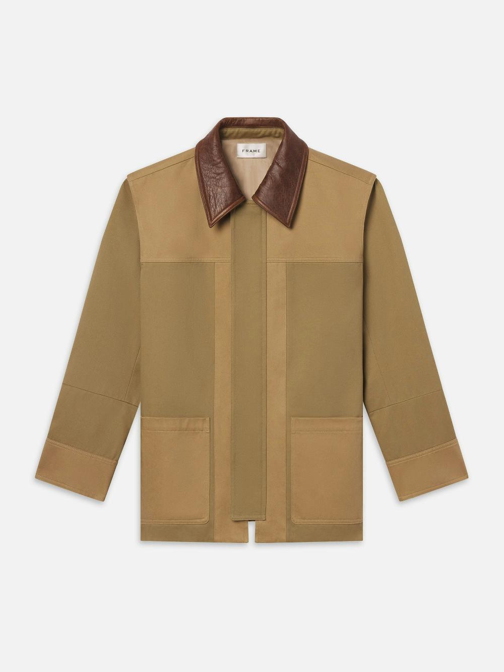 frame The Chore Jacket in Khaki