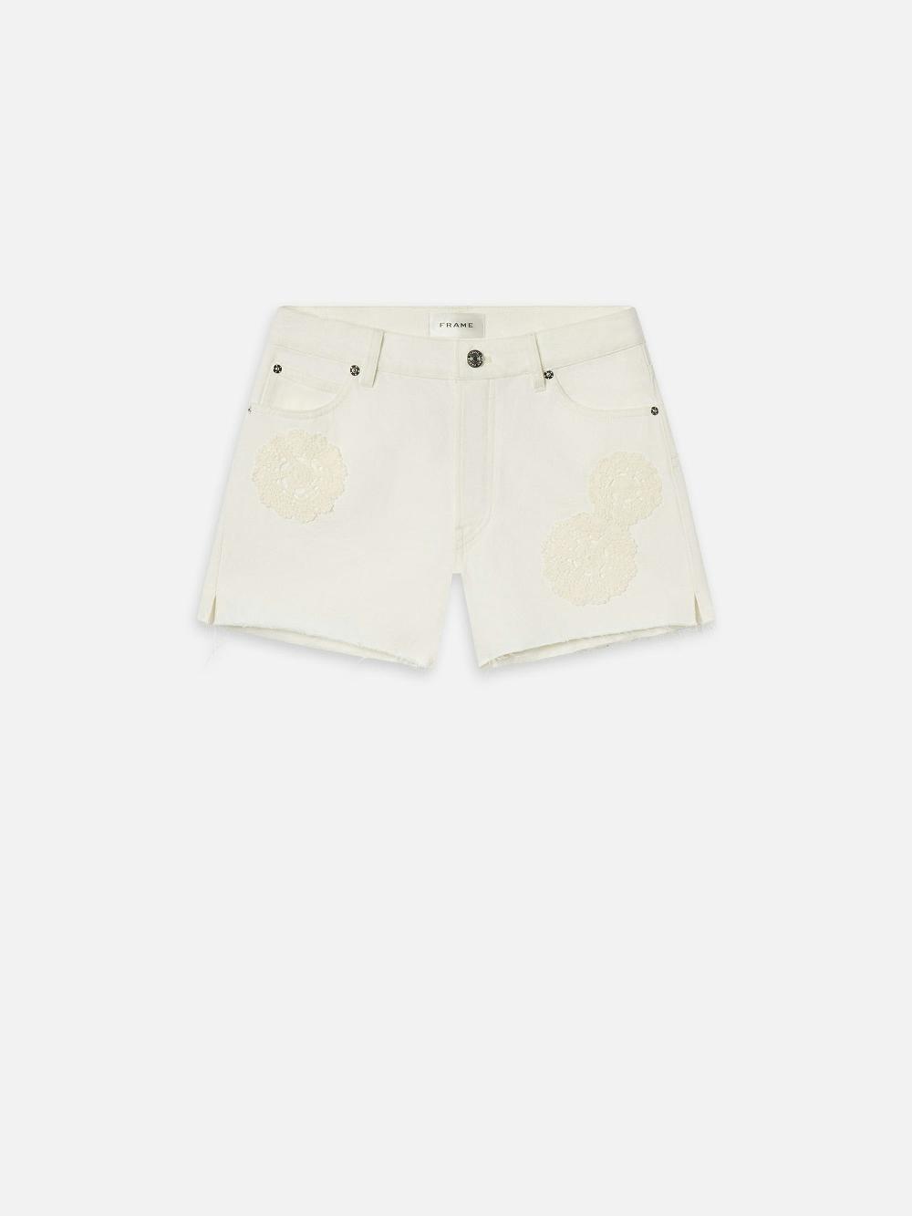 frame The Crochet Dare Short in Flurry