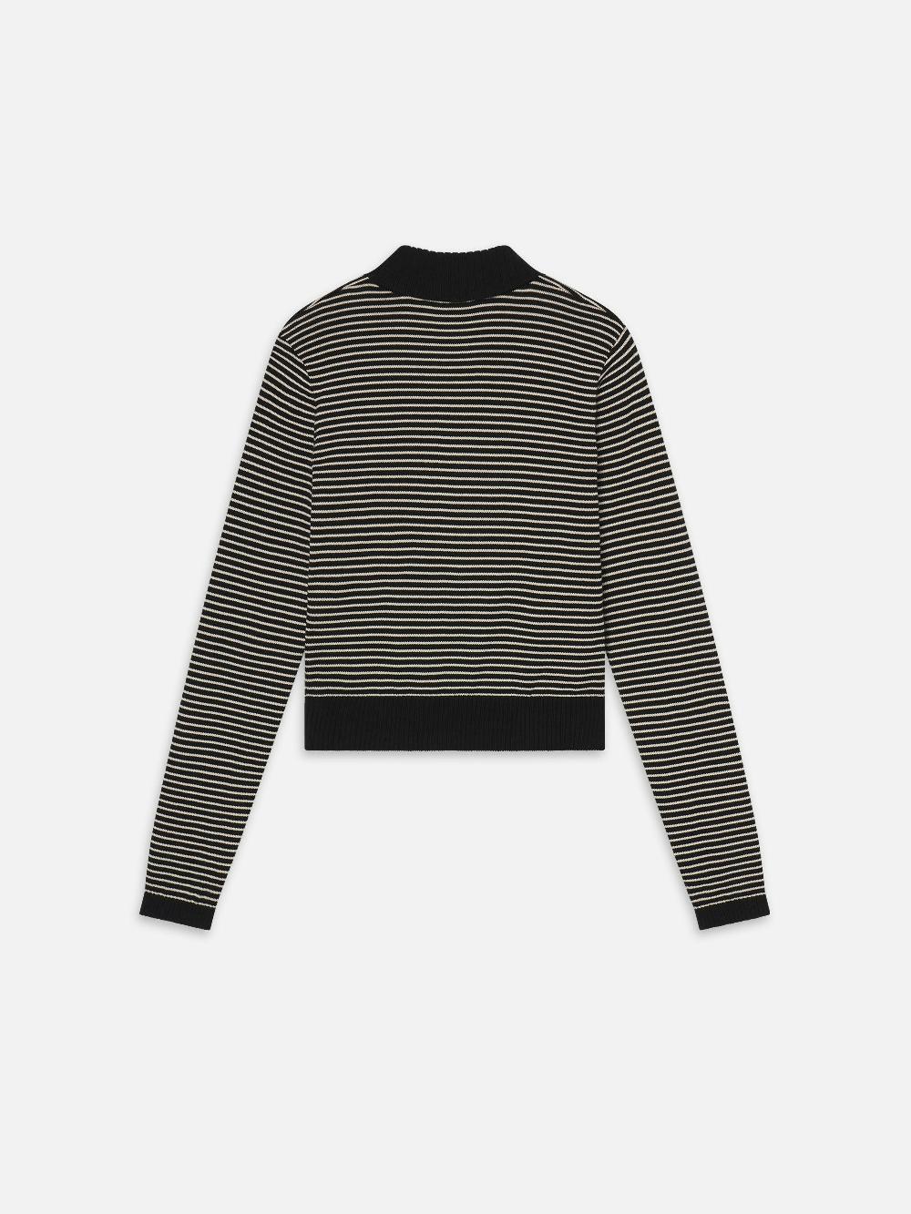 Frame The Graduate Sweater In Black Multi