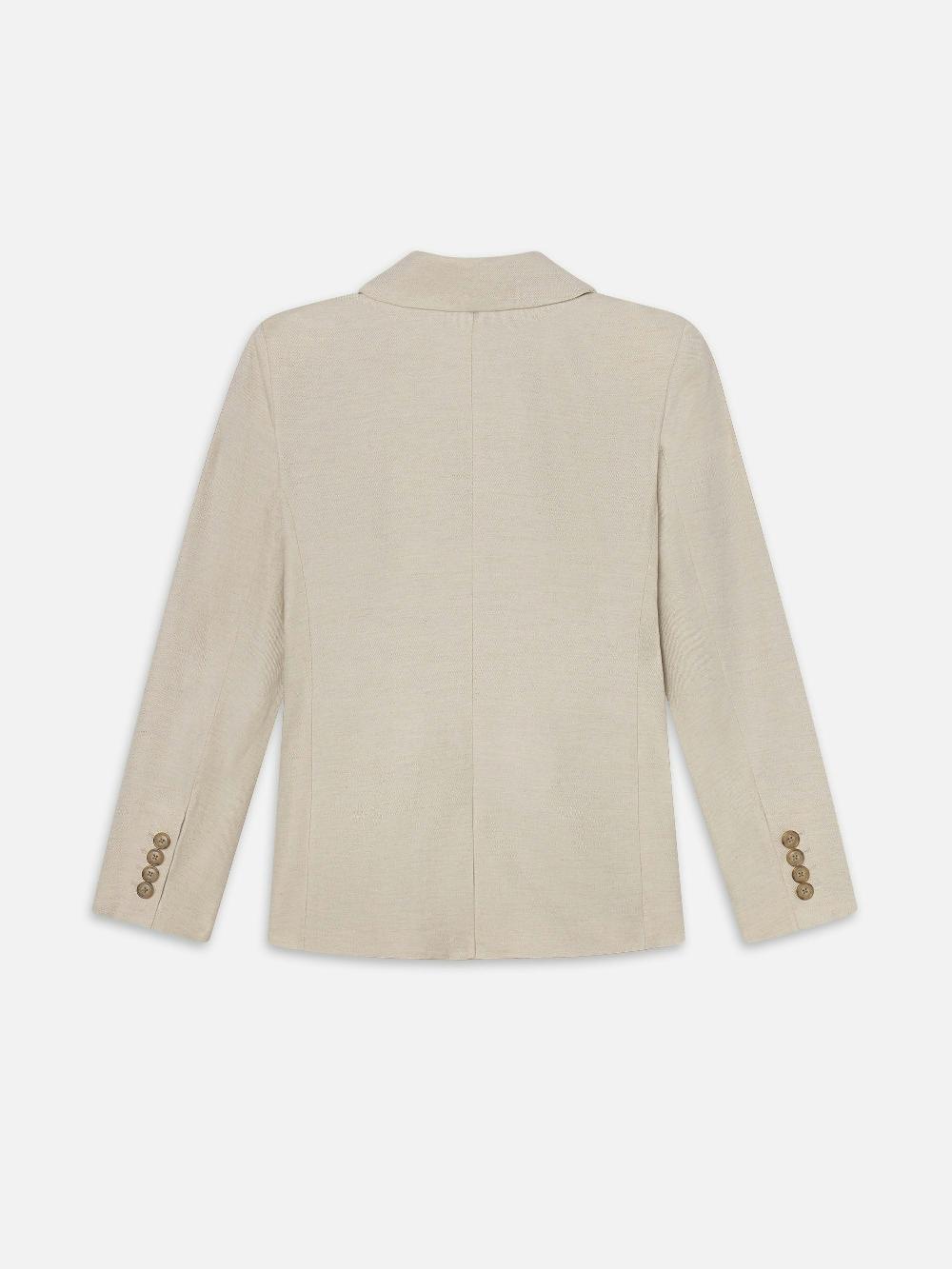 Frame The Grandfather Blazer In Flax