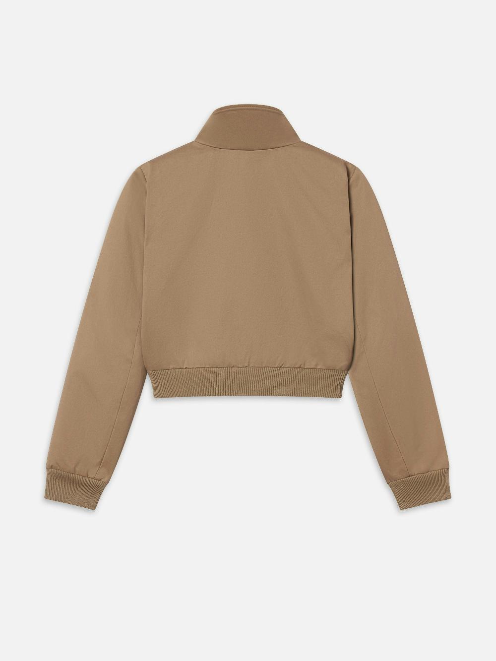 Frame The Harrington Jacket In Beige