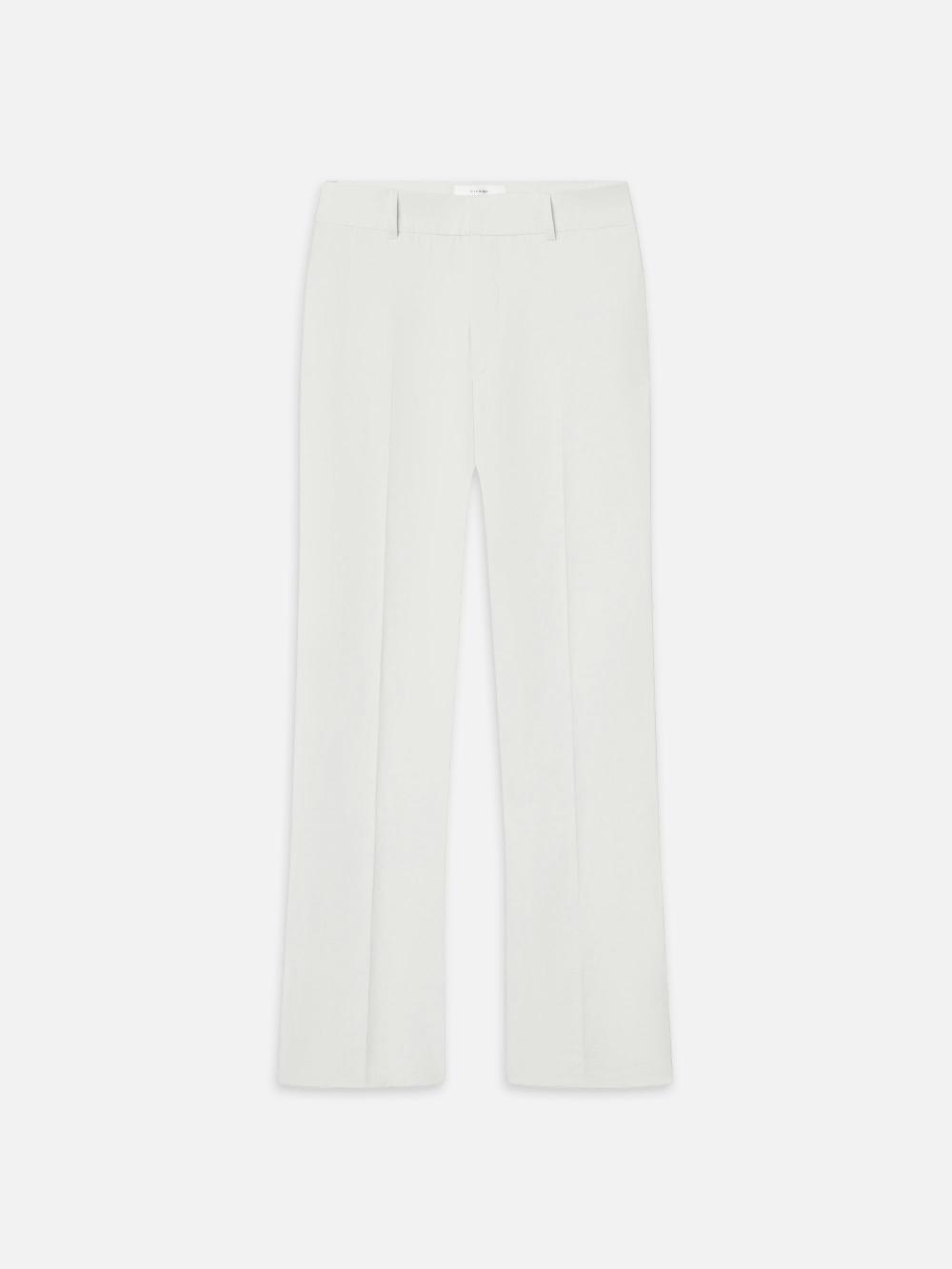 frame The Linen Trouser in White