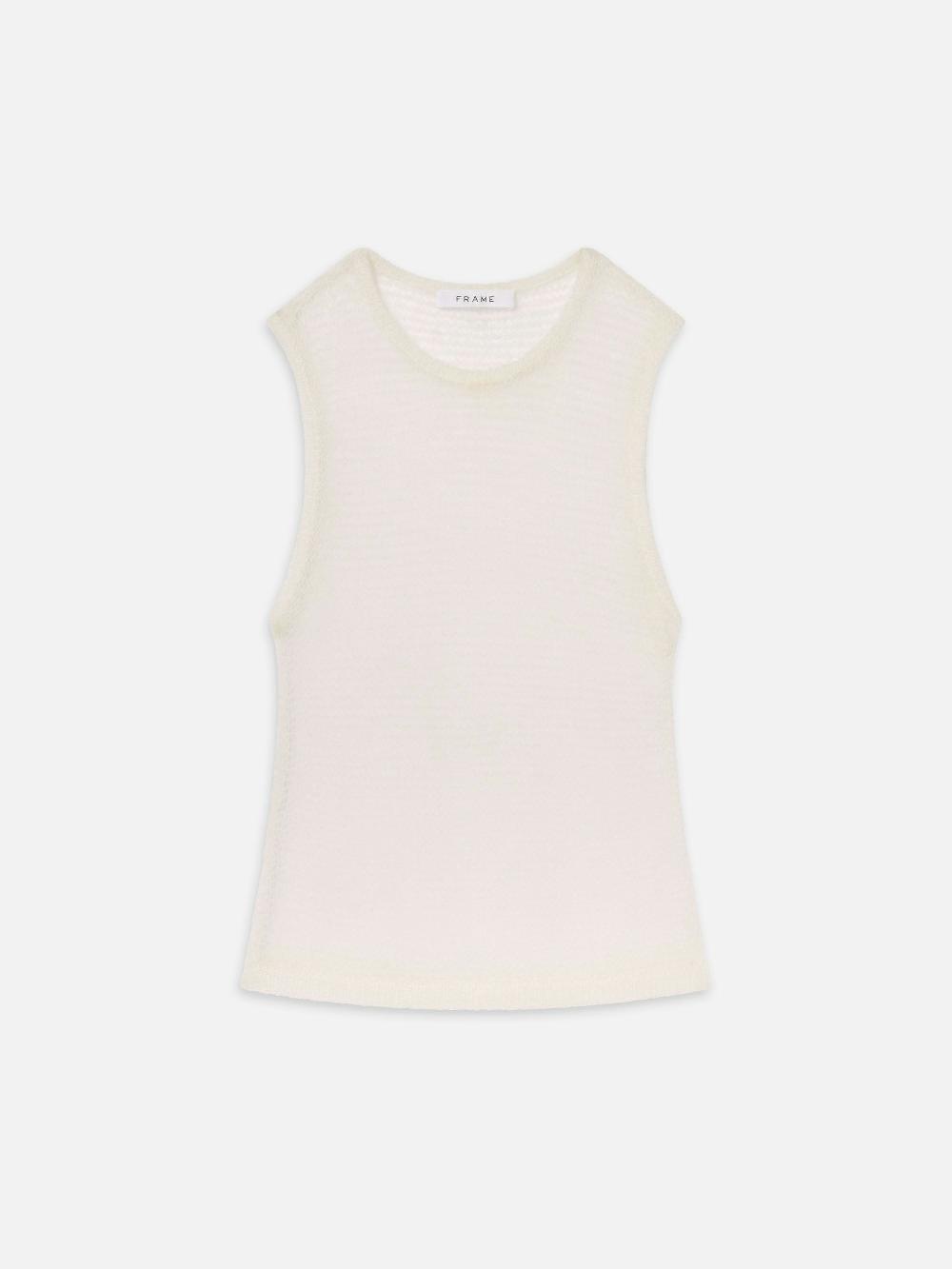 frame The Lofty Tank in Cream
