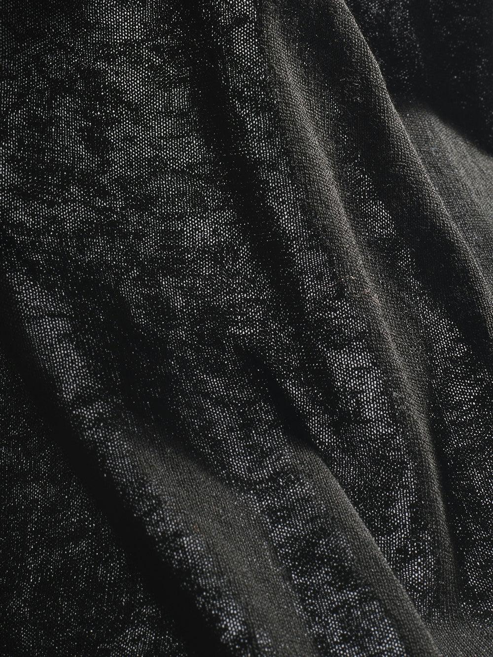 Frame The Luxe Baby Tee In Black