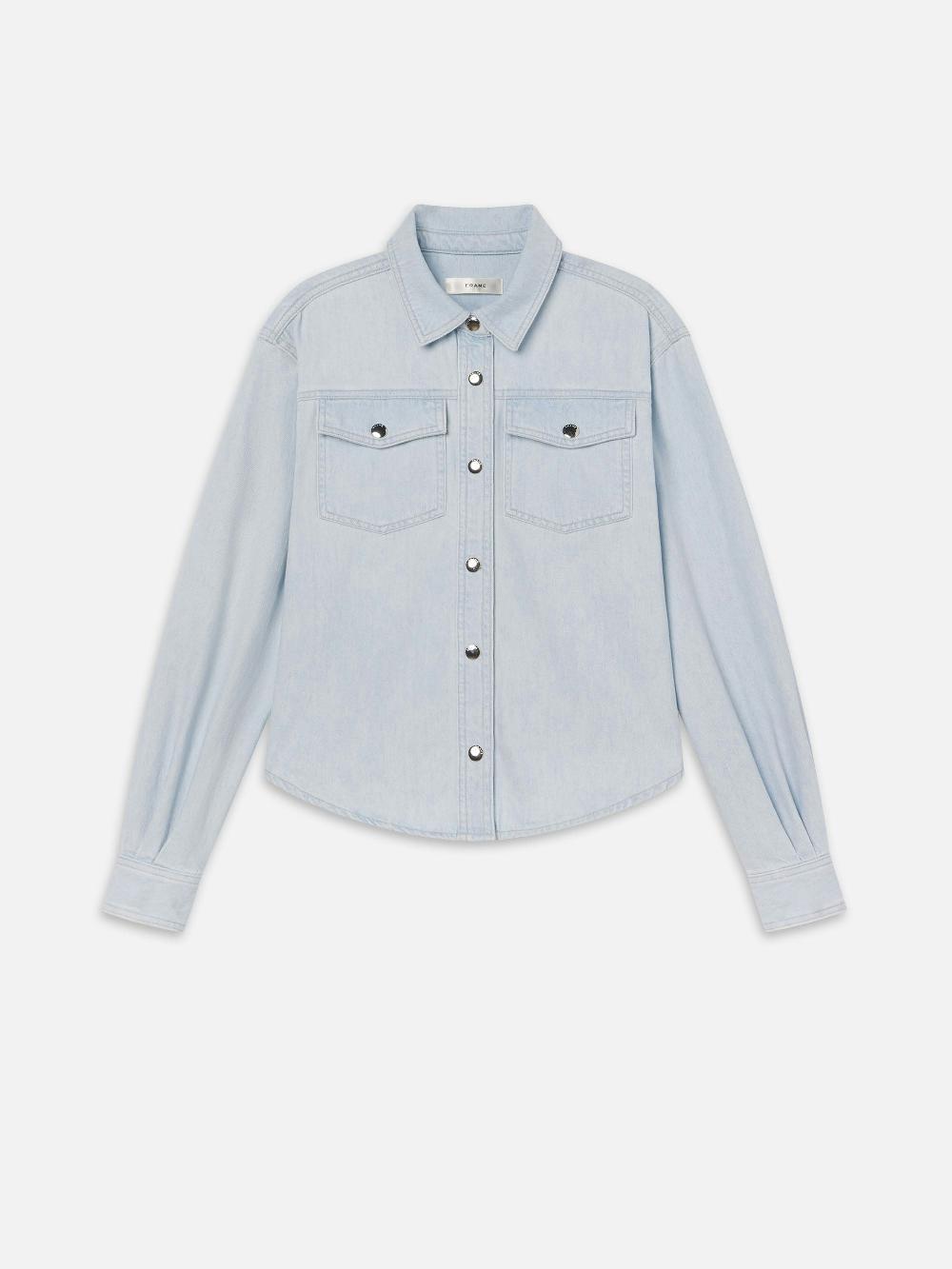 frame The Mainstay Shirt in Misty