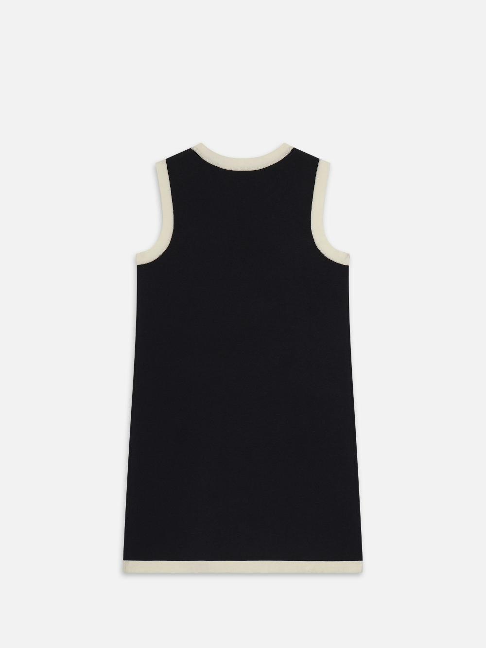 Frame The Mixed Dress In Indigo