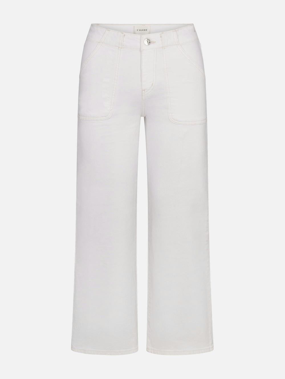 frame The Modern Pocket Wide in White