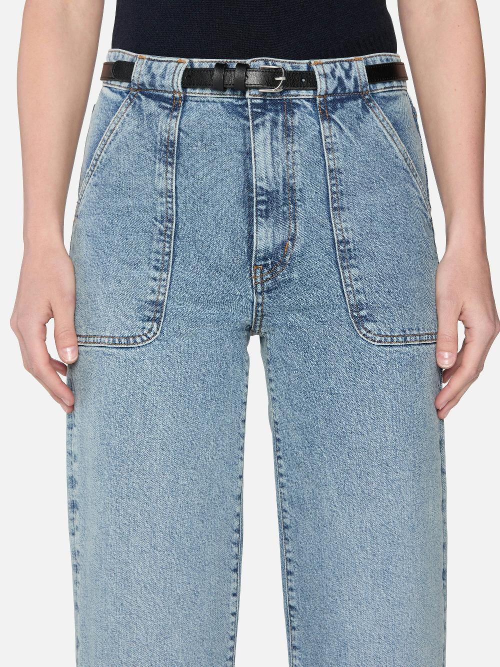 Frame The Modern Pocket Wide Jean In Charge