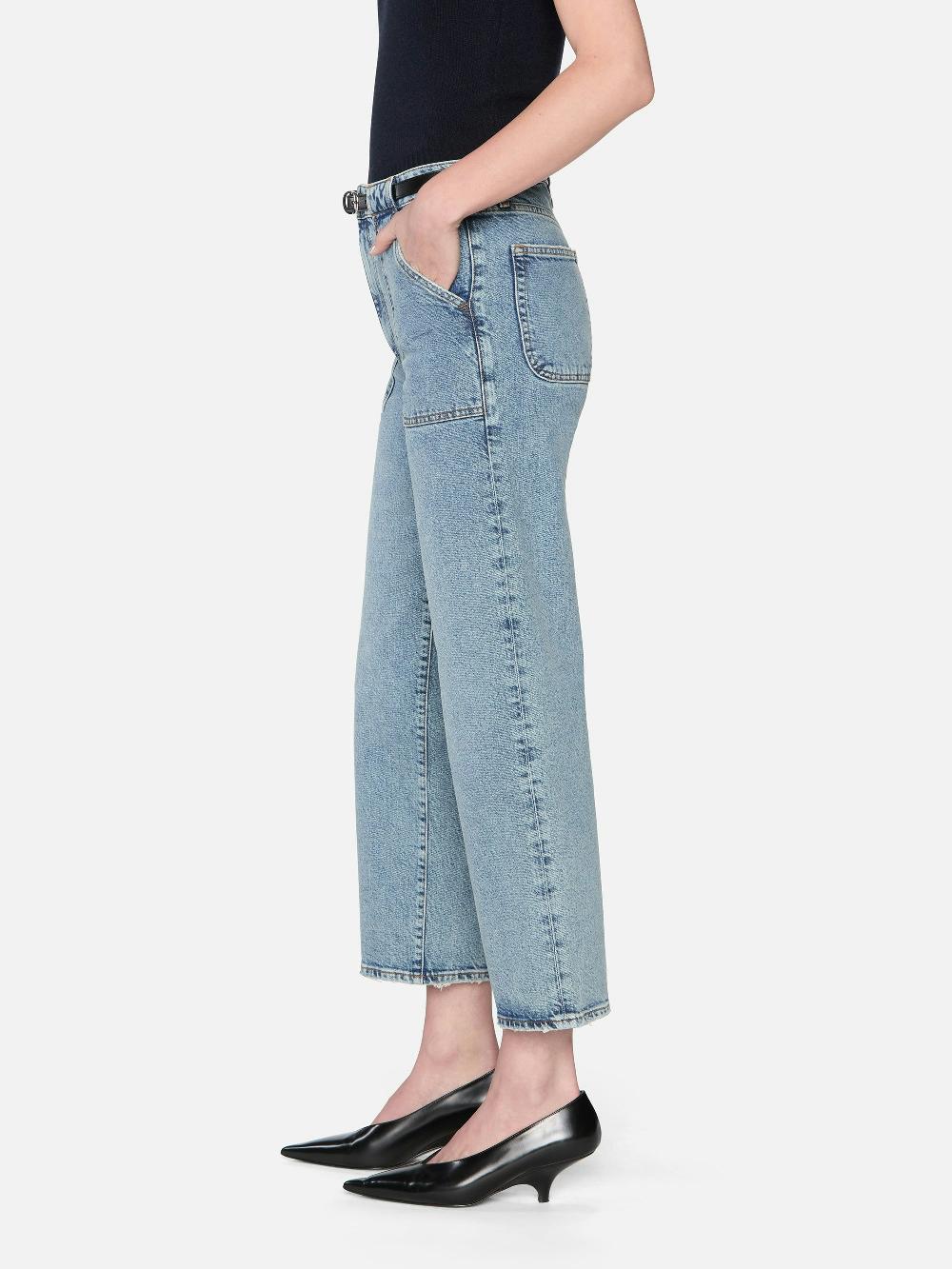 Frame The Modern Pocket Wide Jean In Charge
