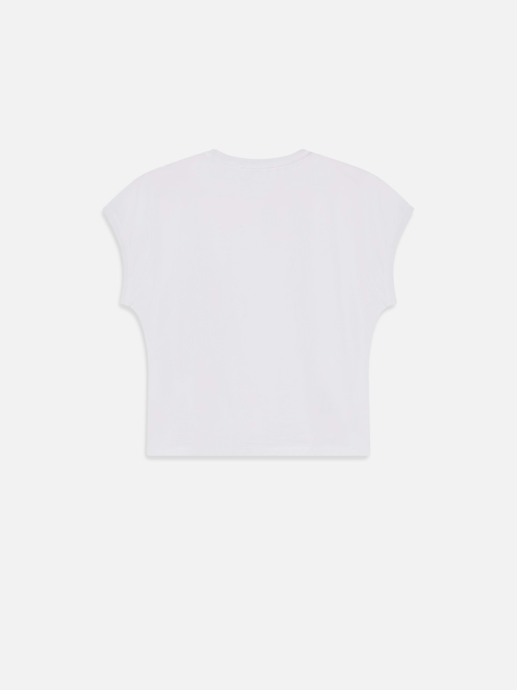Frame The Muscle Tee In White
