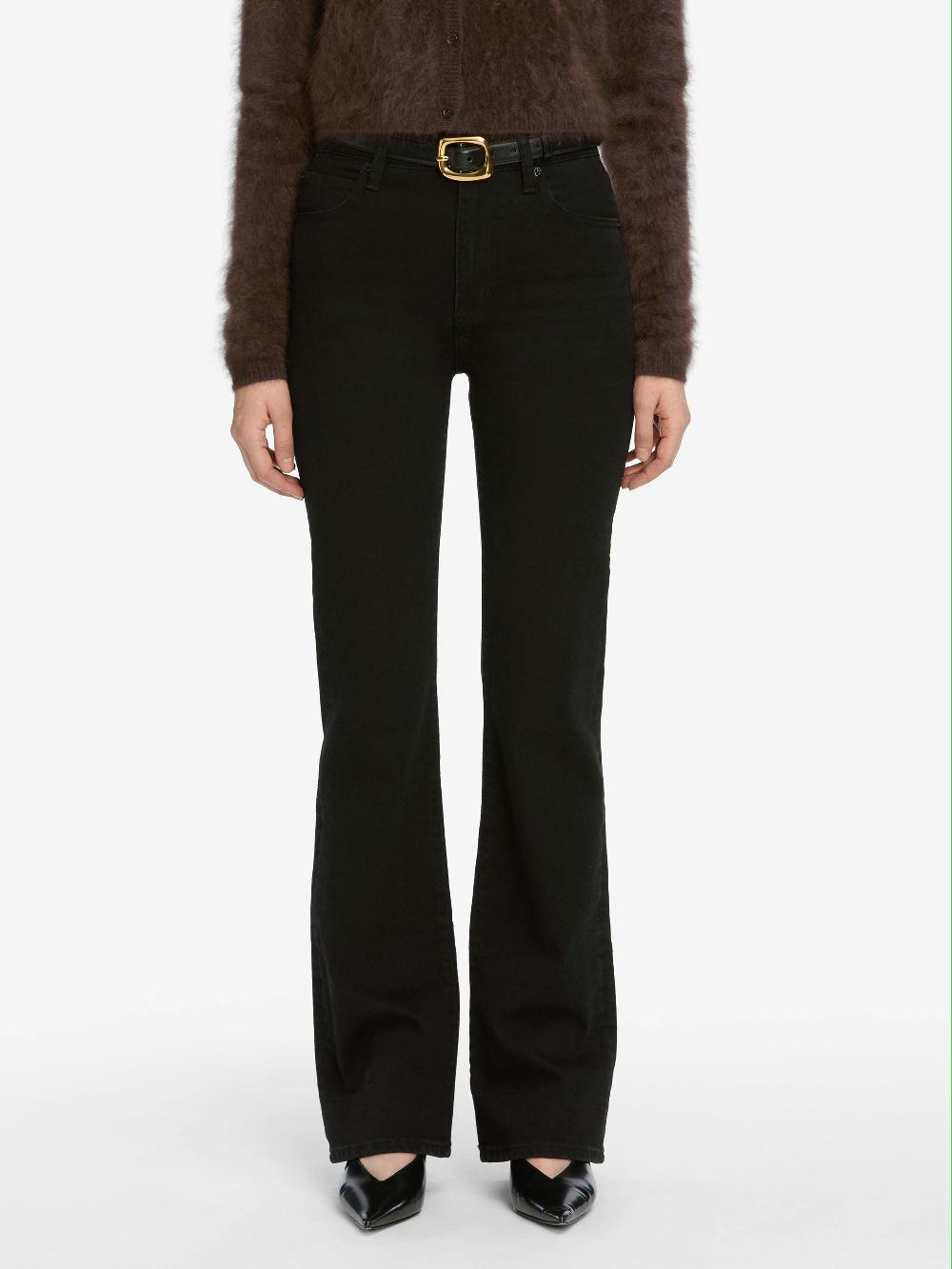 Frame The Organic Buckle Belt In Black