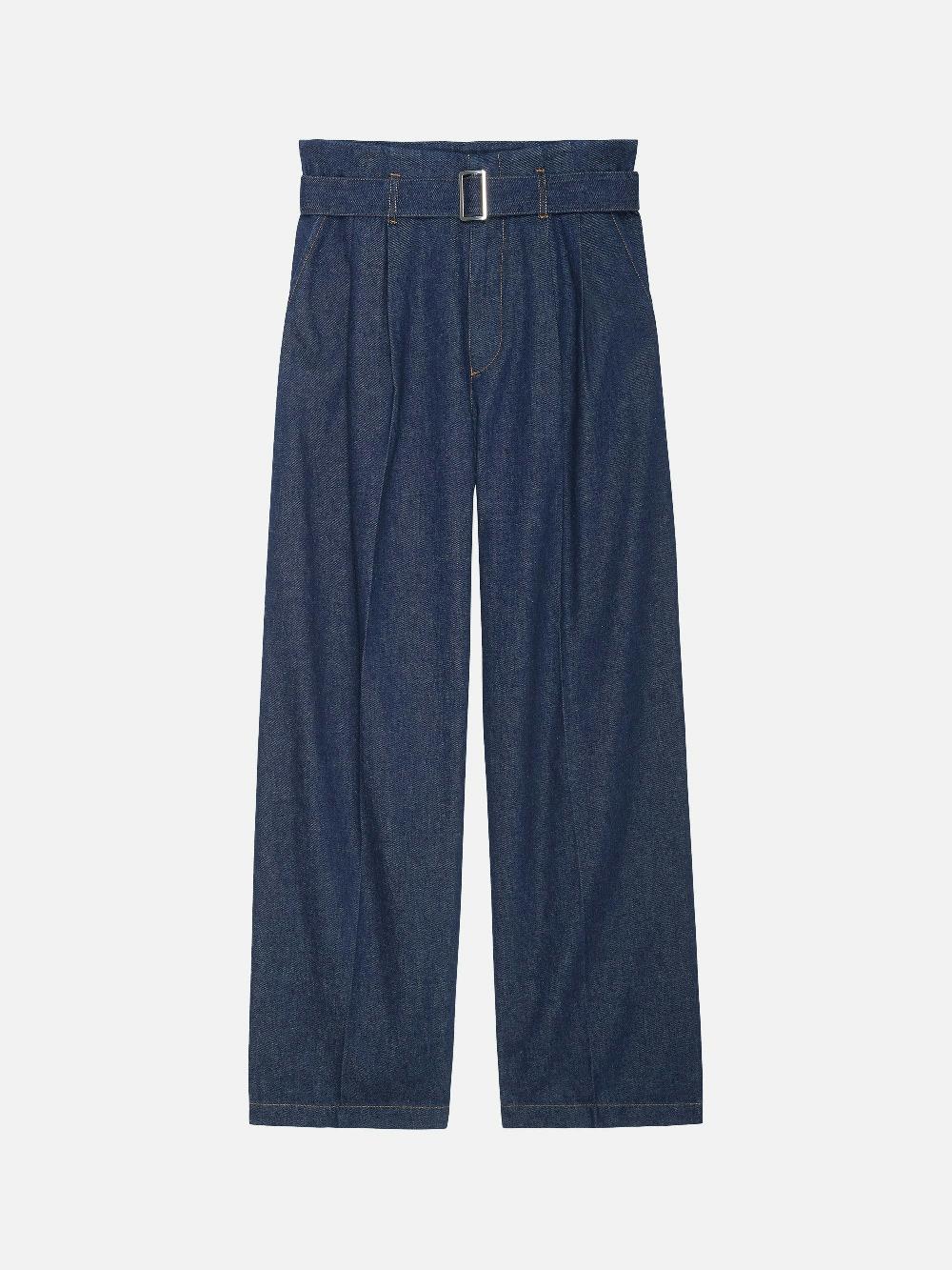 frame The Paper Bag Trouser in Rinse