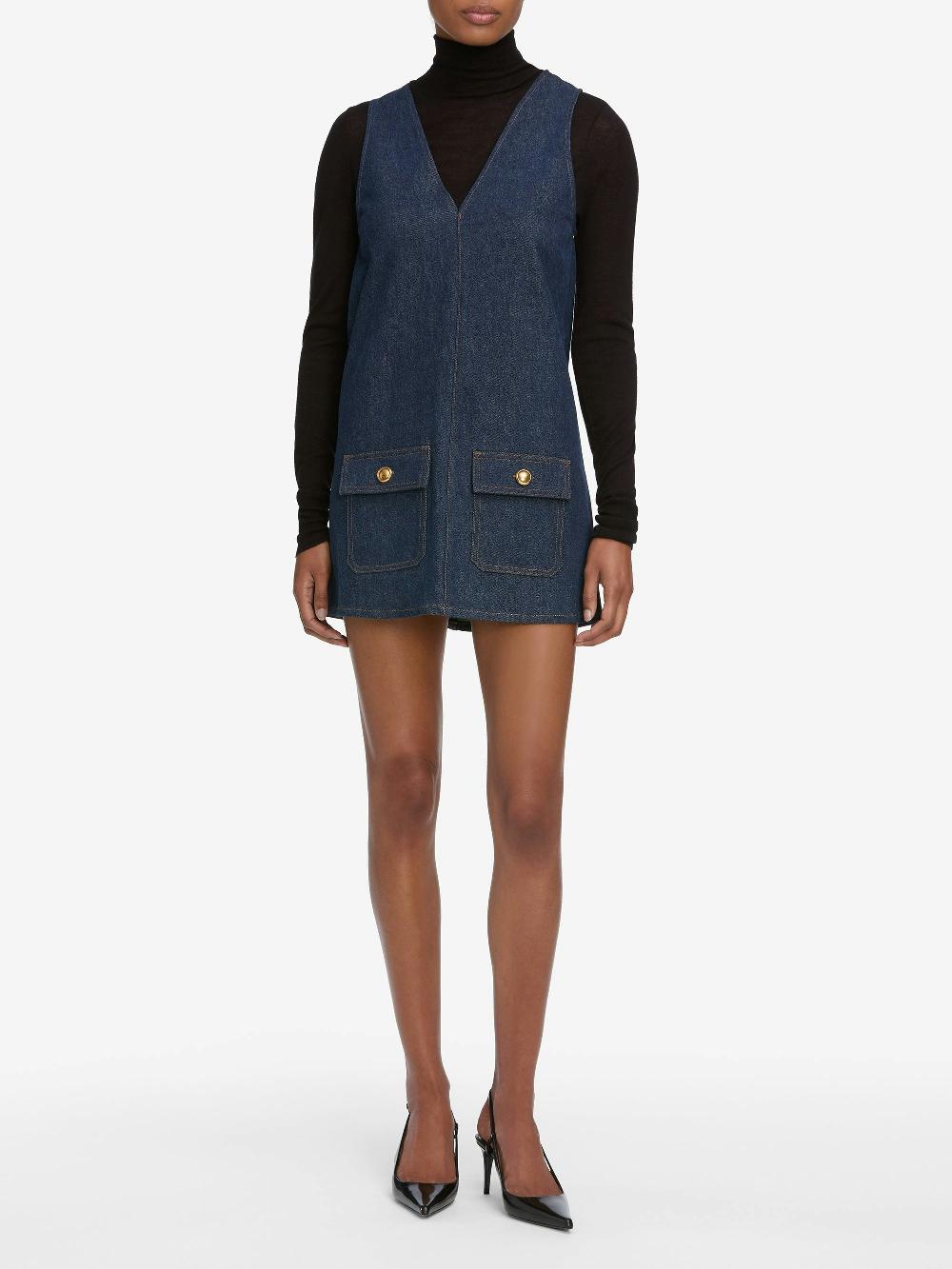 Frame The Pinafore Dress In Alchemy