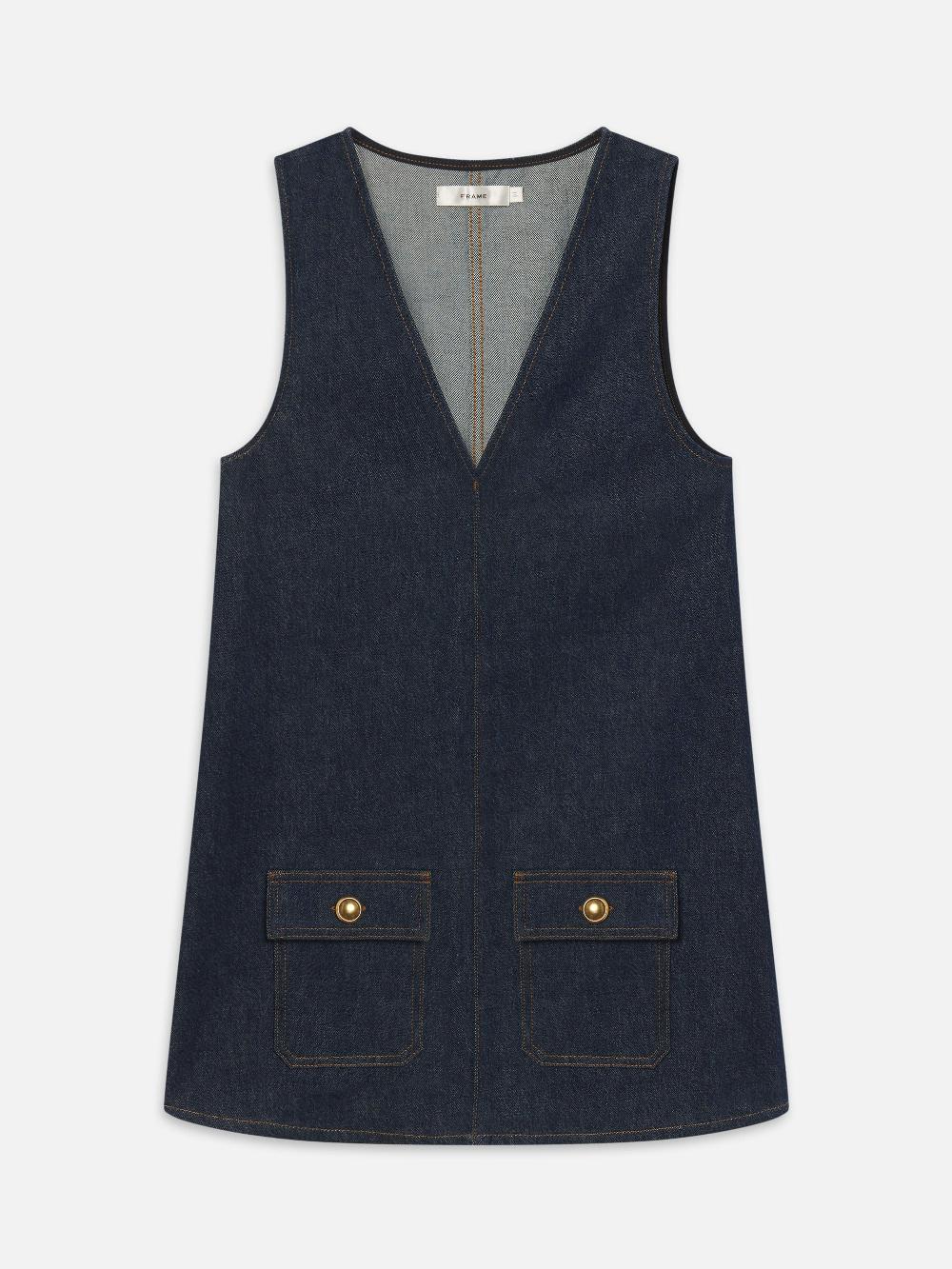 frame The Pinafore Dress in Alchemy