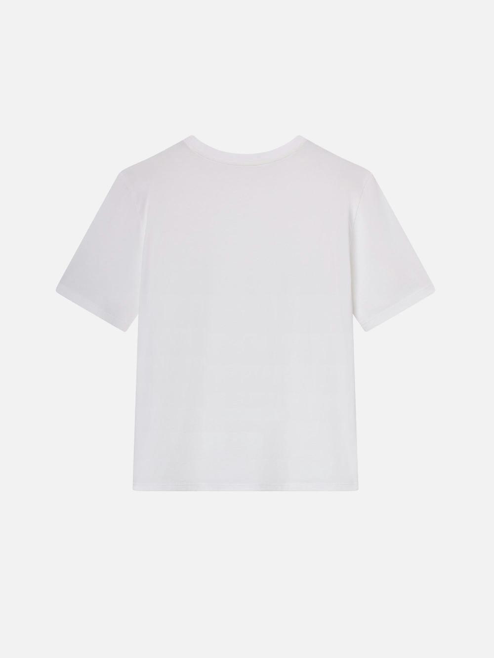 Frame The Plus One Tee In White