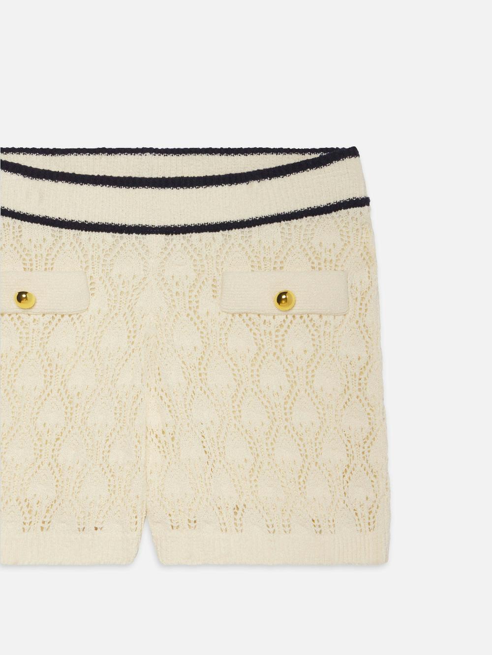 Frame The Rookie Short In Cream Multi