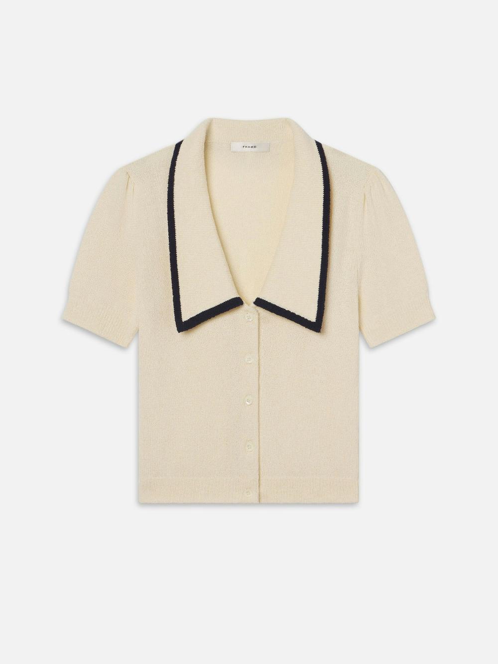 frame The Sailor Sweater in Cream Multi