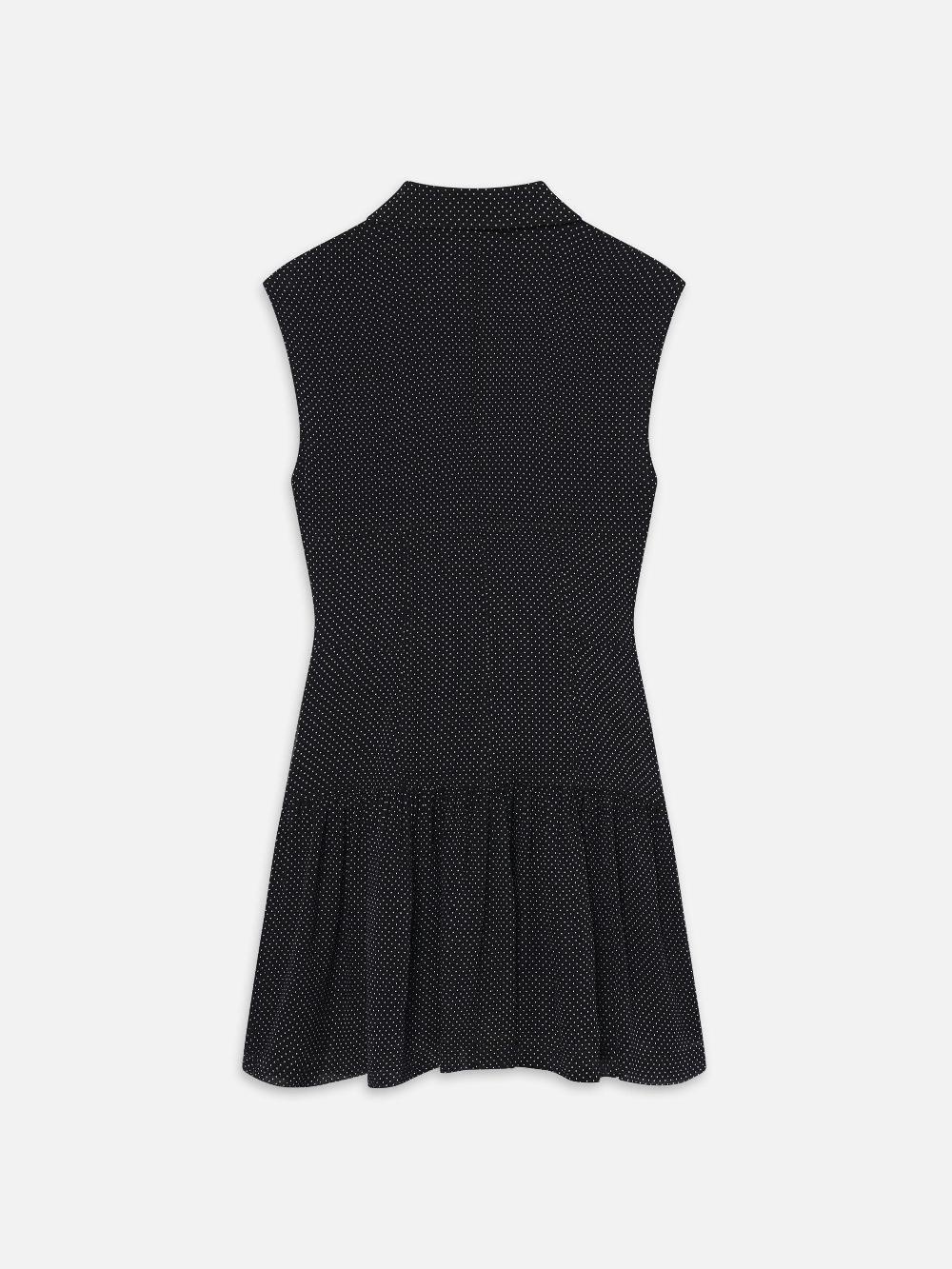 Frame The Silk Day Dress In Navy Multi