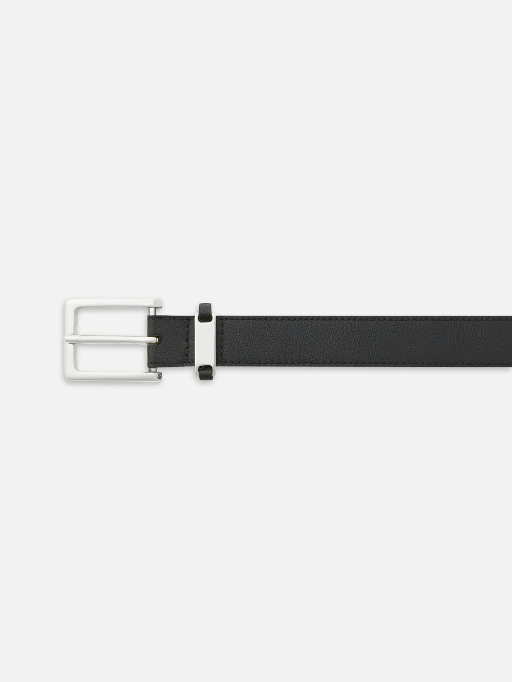 Frame The Square Buckle Belt In Black