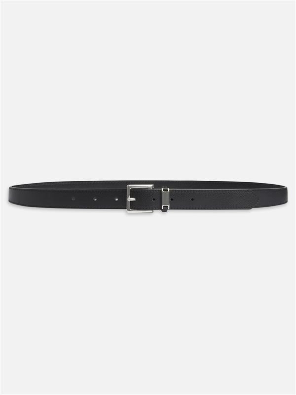 frame The Square Buckle Belt in Black