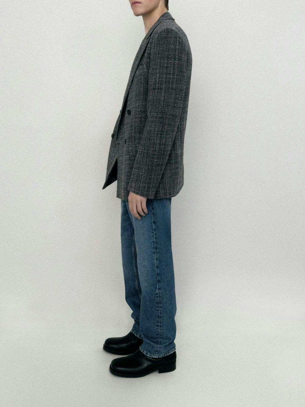 Frame The Straight Jean In Blue Gold