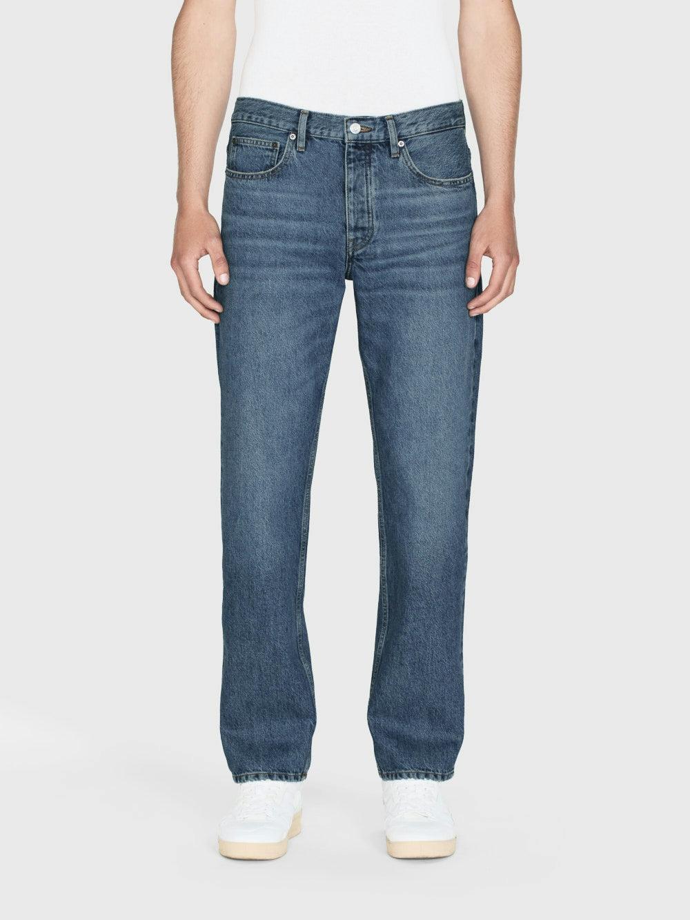 Frame The Straight Jean In Blue Gold