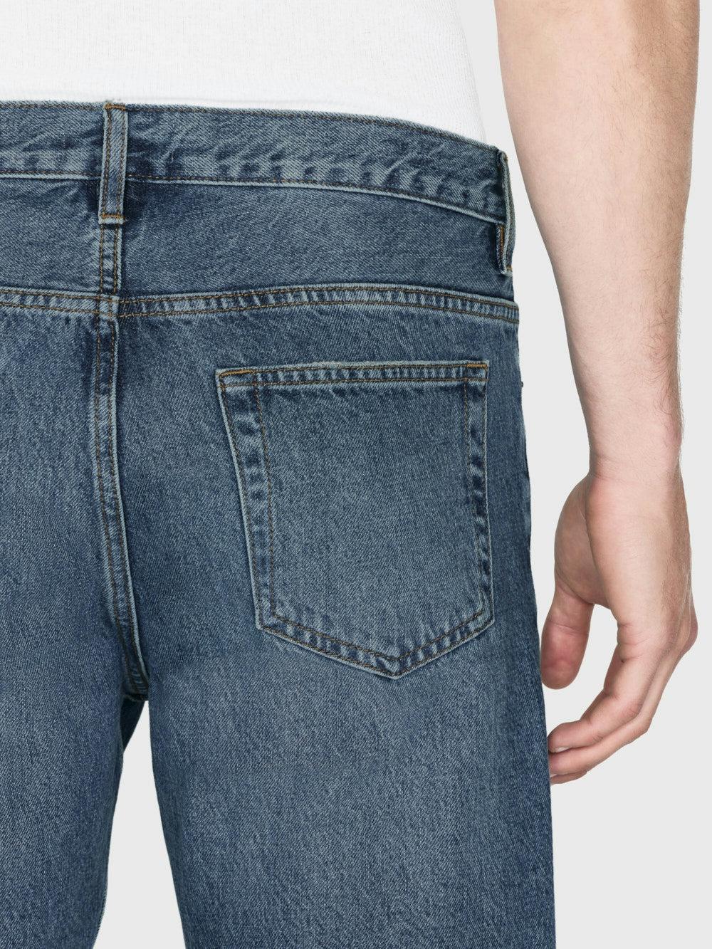 Frame The Straight Jean In Blue Gold