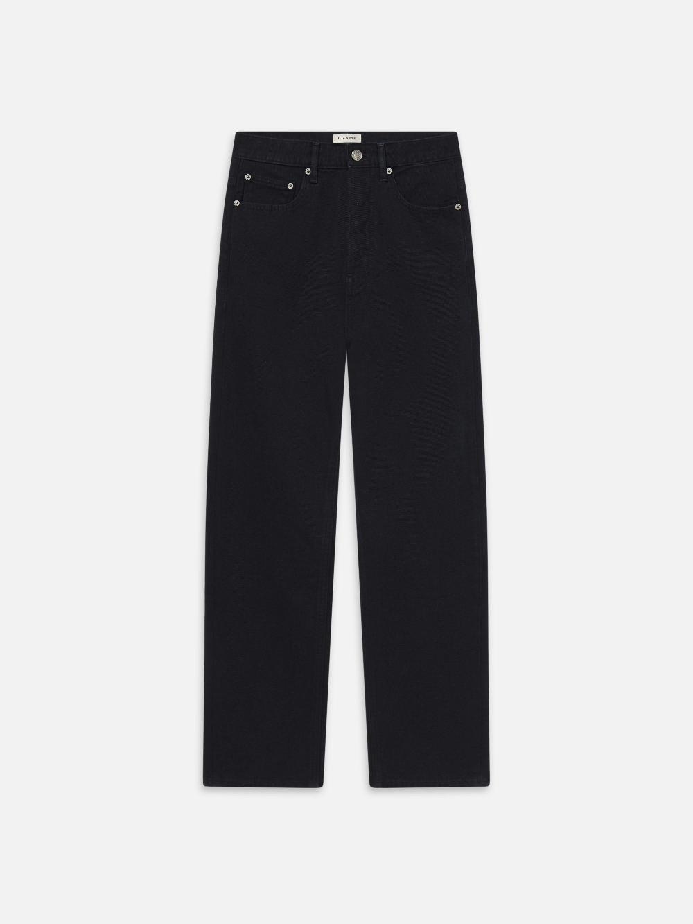 frame The Straight Jean in Dark Navy