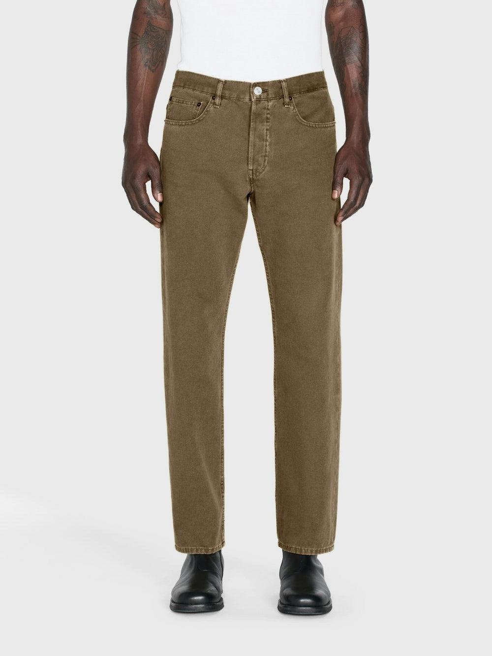 Frame The Straight Jean In Light Brown