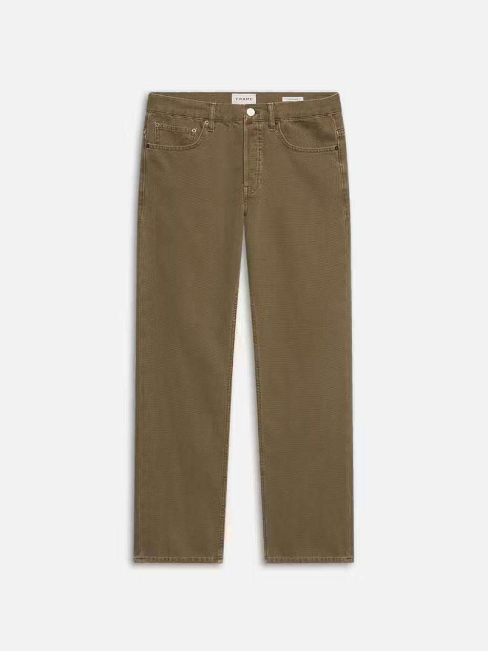 frame The Straight Jean in Light Brown