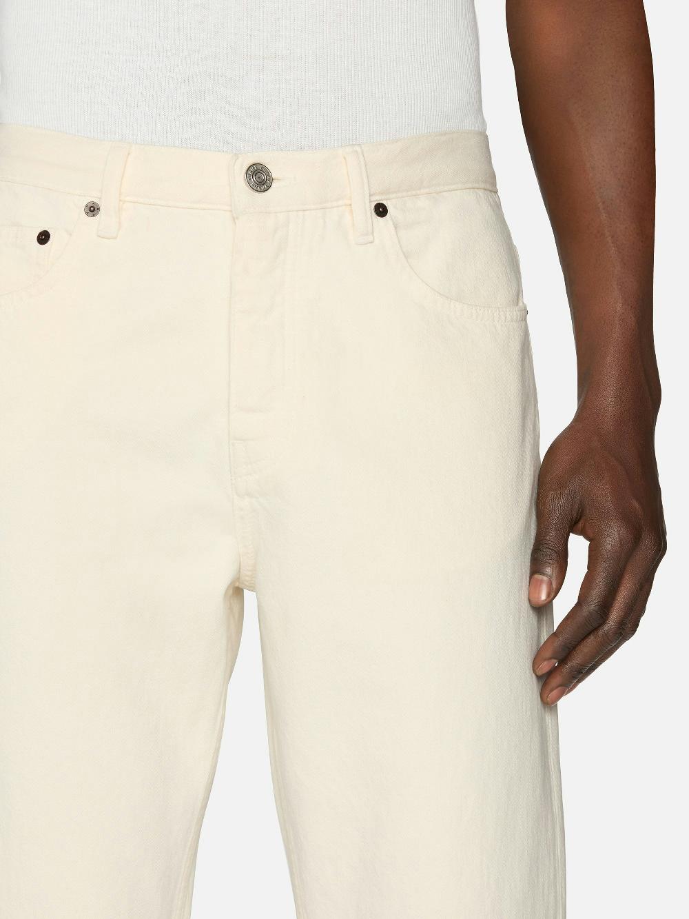 Frame The Straight Jean In Off White