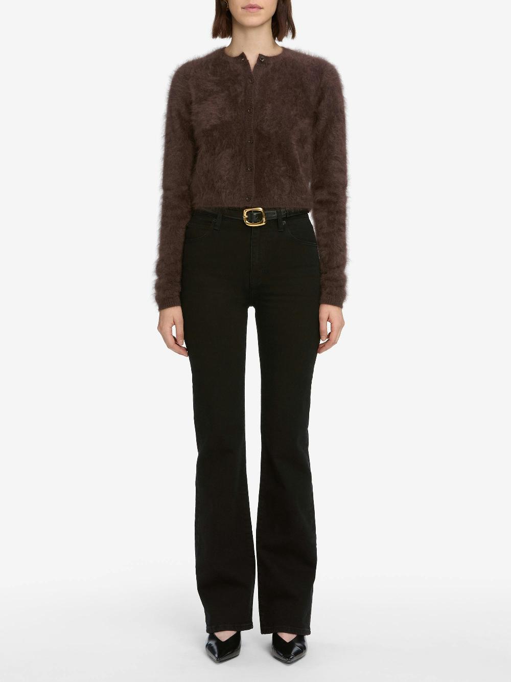 Frame The Teddy Cardi In Coffee