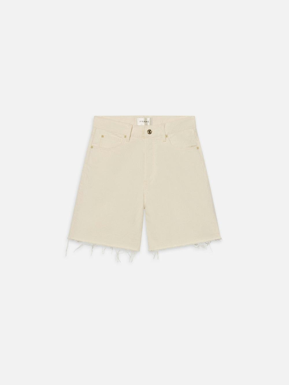 frame The Timeless Short in Milkshake