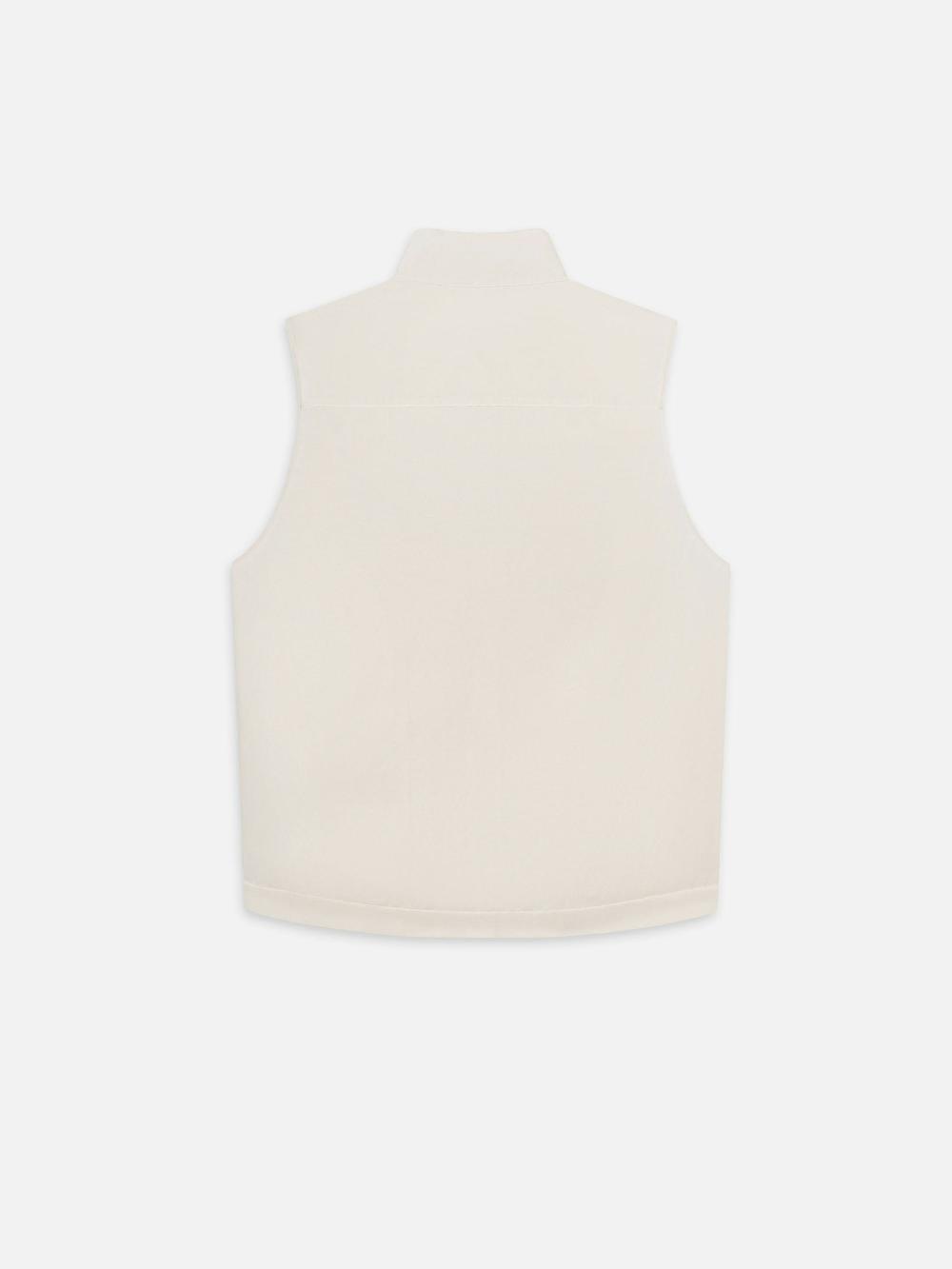 Frame The Tux Blouse In Alabaster