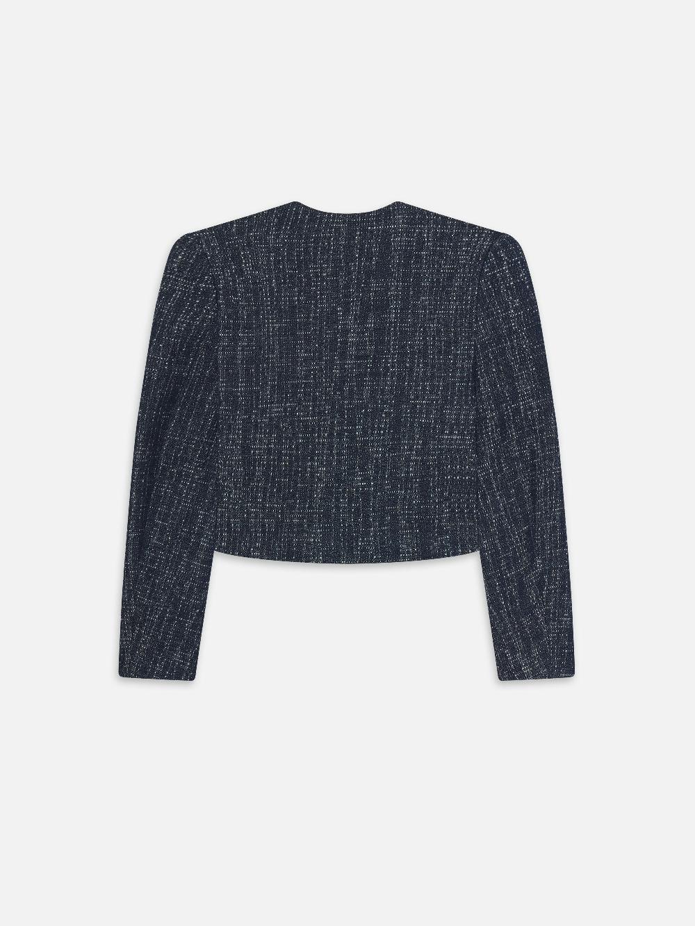 Frame The Tweed Jacket In Indigo