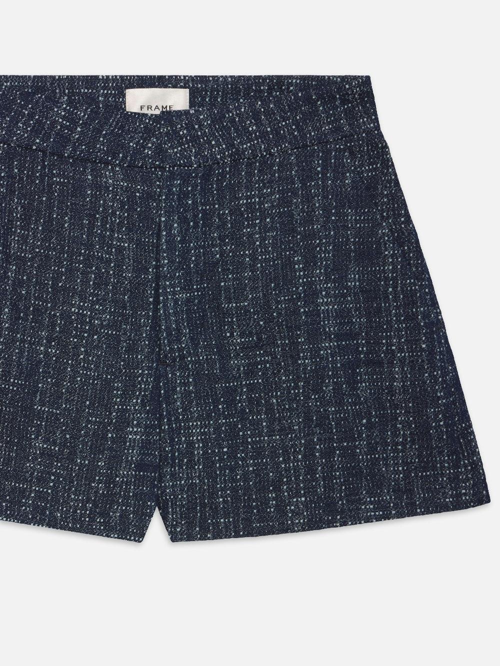 Frame The Tweed Short In Indigo